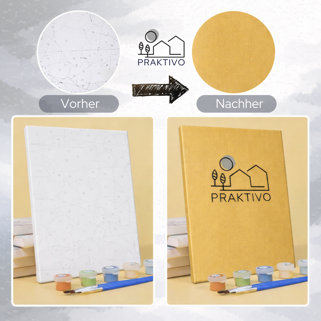 Malen nach Zahlen Mini - "Abende in Paris"