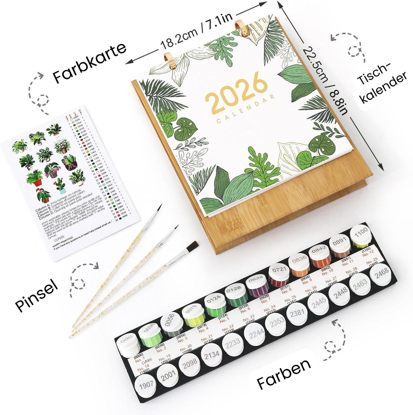 Paint Your Year - Malen nach Zahlen - Kalender