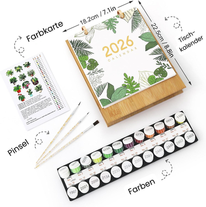 Paint Your Year - Malen nach Zahlen - Kalender