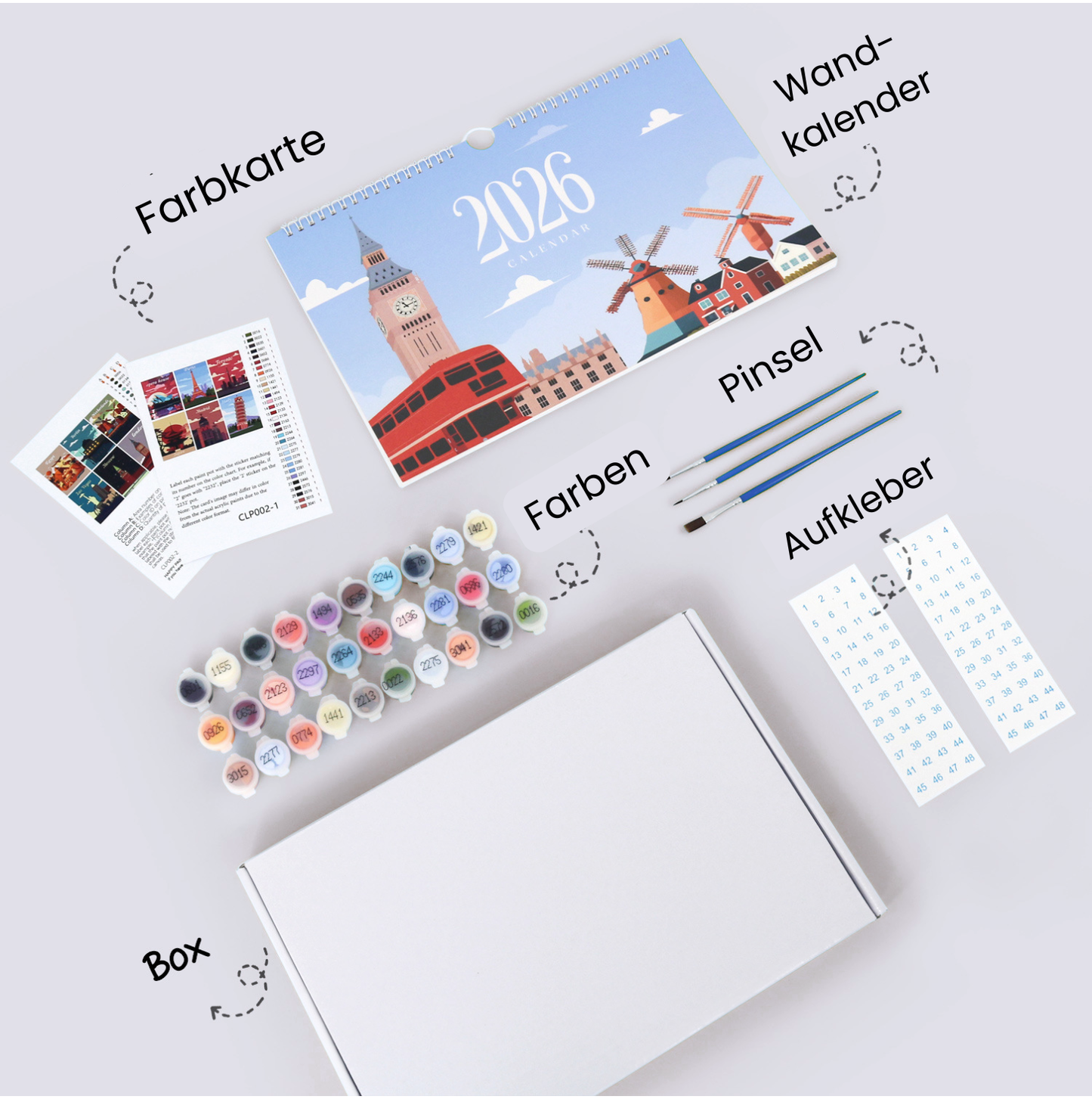 Paint Your Year - Malen nach Zahlen - Kalender