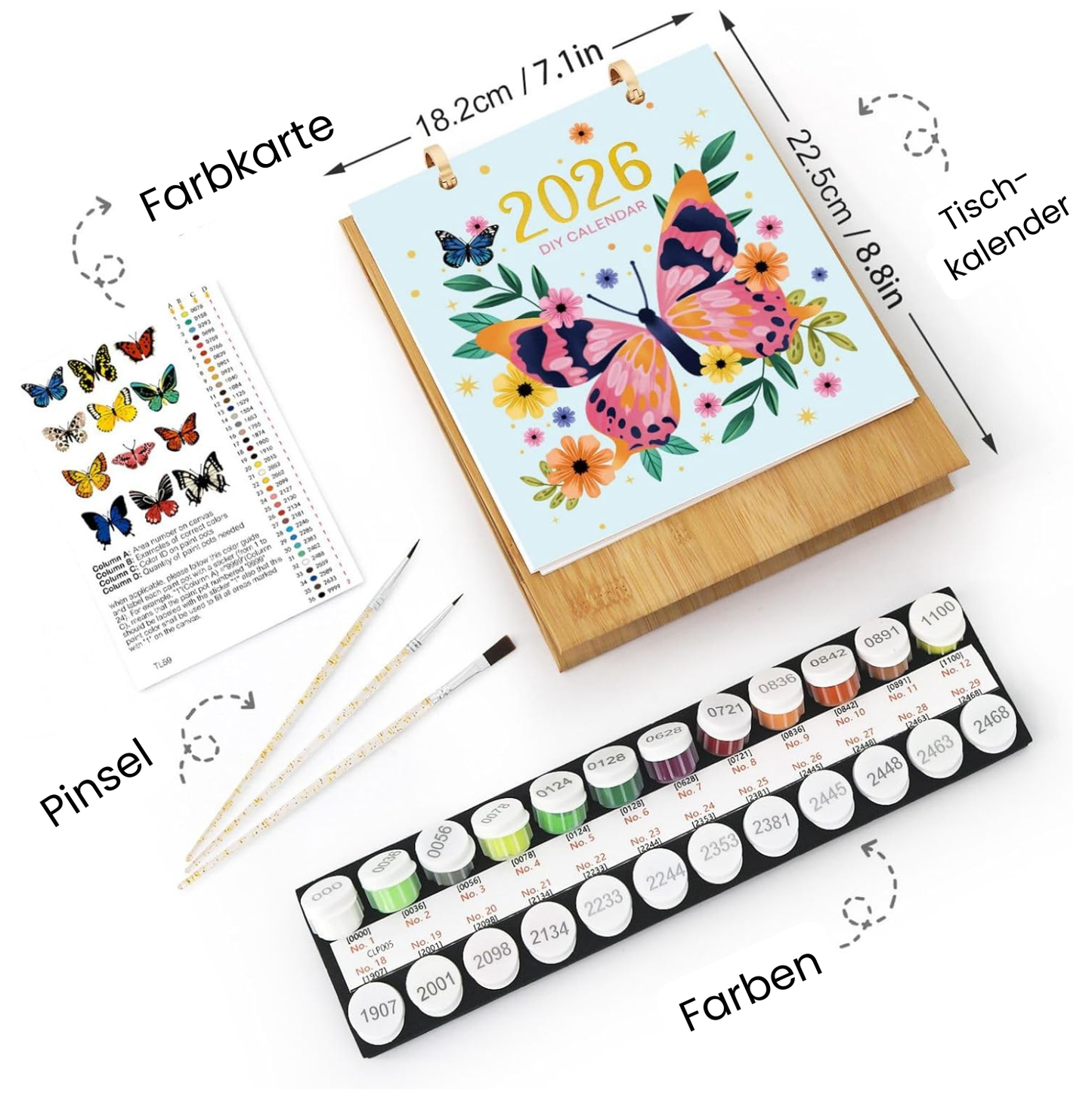 Paint Your Year - Malen nach Zahlen - Kalender