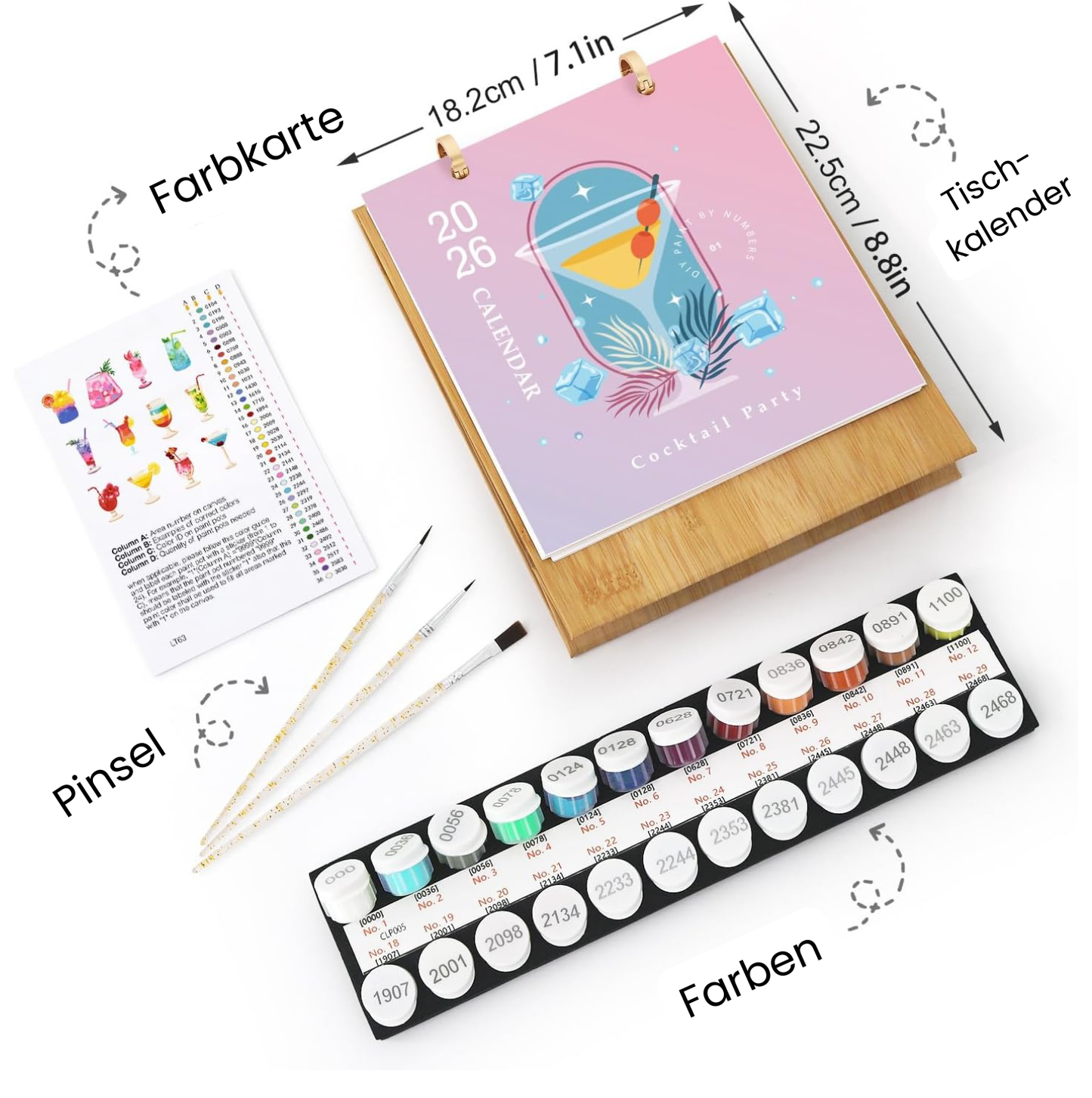 Paint Your Year - Malen nach Zahlen - Kalender