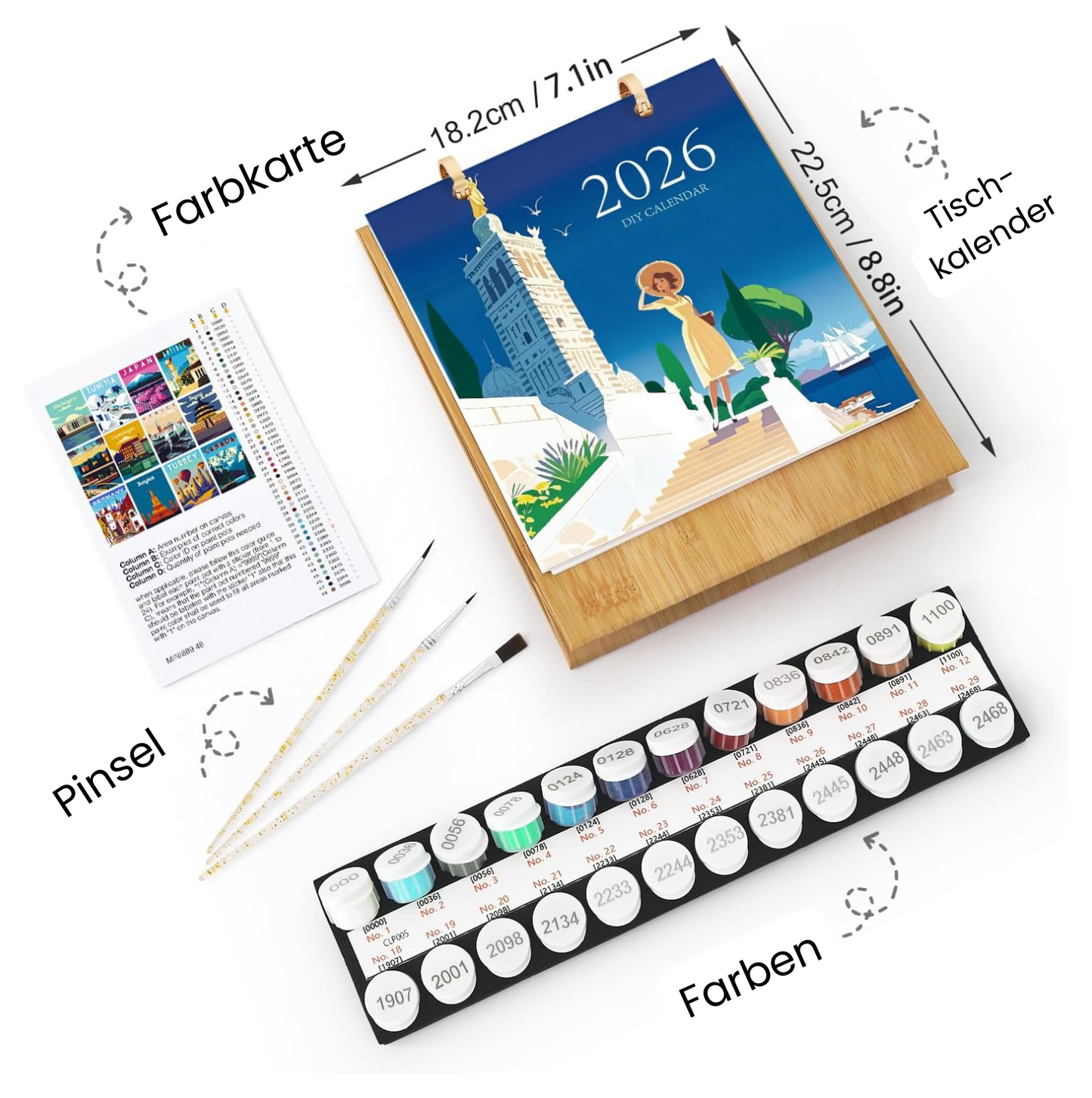 Paint Your Year - Malen nach Zahlen - Kalender