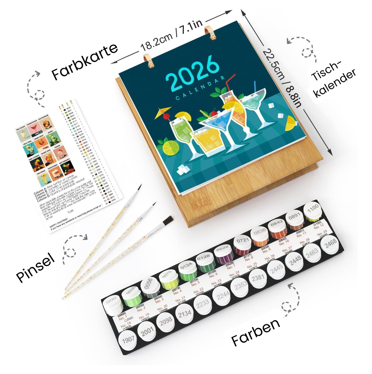 Paint Your Year - Malen nach Zahlen - Kalender