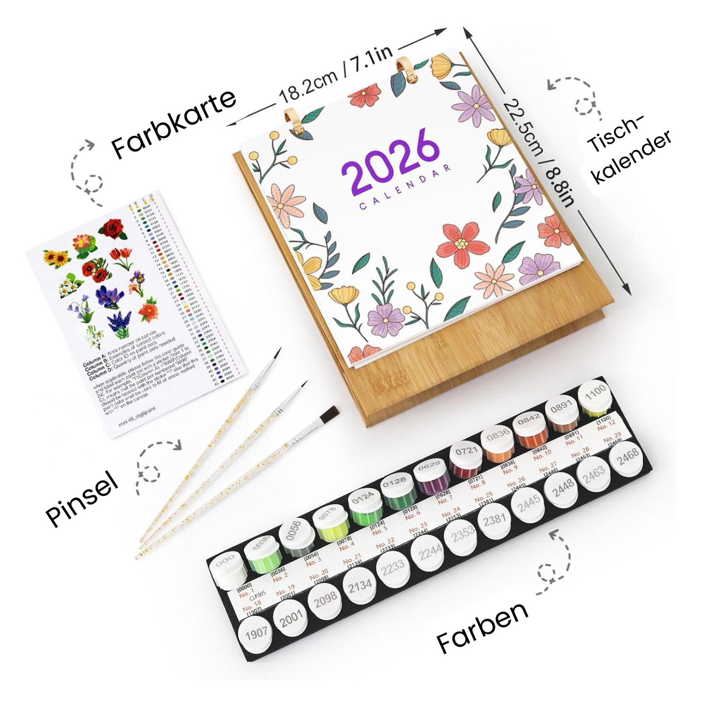 Paint Your Year - Malen nach Zahlen - Kalender